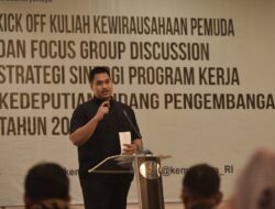 Menpora Dito Optimis Program Kewirausahaan Pemuda Tingkatkan IPP