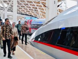 Resmikan Kereta Cepat, Presiden Jokowi yang Penting Rakyat Dilayani,  Bukan Untung Rugi”