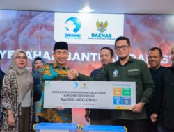 Lewat Baznas, Danone Indonesia Berikan bantuan 500 Juta Kepada Rakyat Palestina