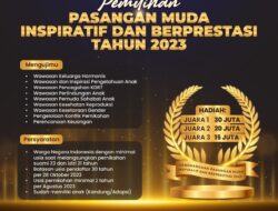 Kemenpora Membuka Pendaftaran Pasangan Muda Inspiratif dan Berprestasi Tahun 2023