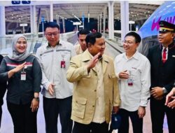Transportasi Publik, Jangan Hitung Untung-Rugi, Prabowo Bicara Soal Whoosh