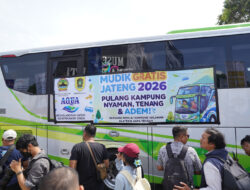 AQUA Apresiasi Kolaborasi Pemprov Jateng Dalam Program Mudik Gratis Lebaran 2026