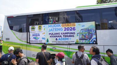 AQUA Apresiasi Kolaborasi Pemprov Jateng Dalam Program Mudik Gratis Lebaran 2026